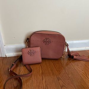 Tory Burch crossbody and matching wallet